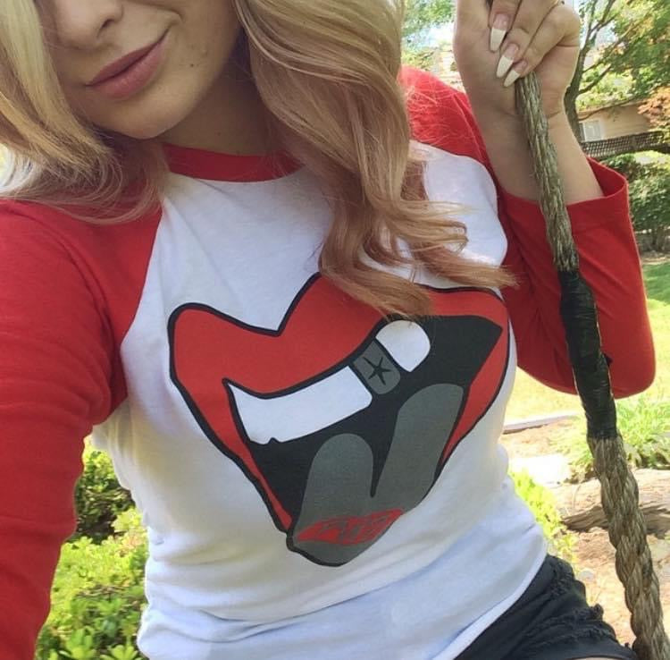 PWD Red/Gray Baseball Tee