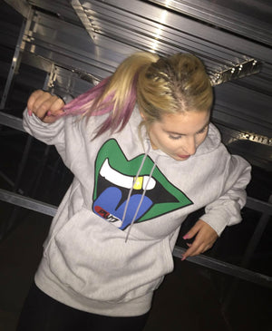 PWD OG Champion Grey Logo Hoodie